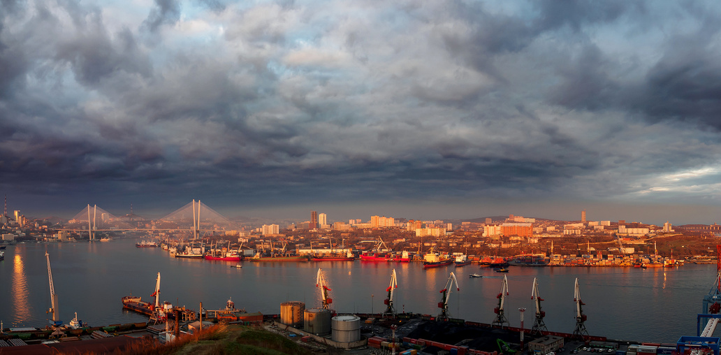 Закат над Владивостоком