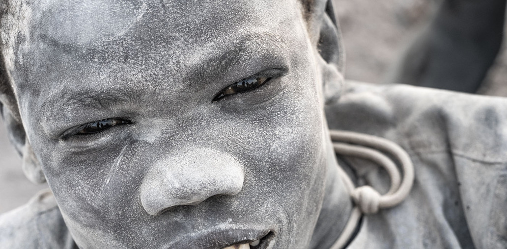Портрет мужчины племеги Мундари ( Южный Судан)
