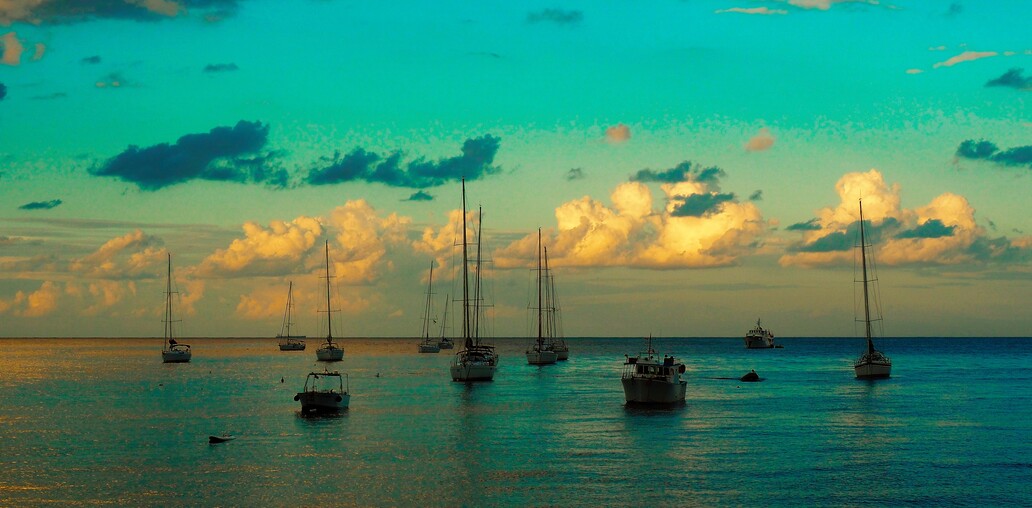 Sunset on the Stromboli