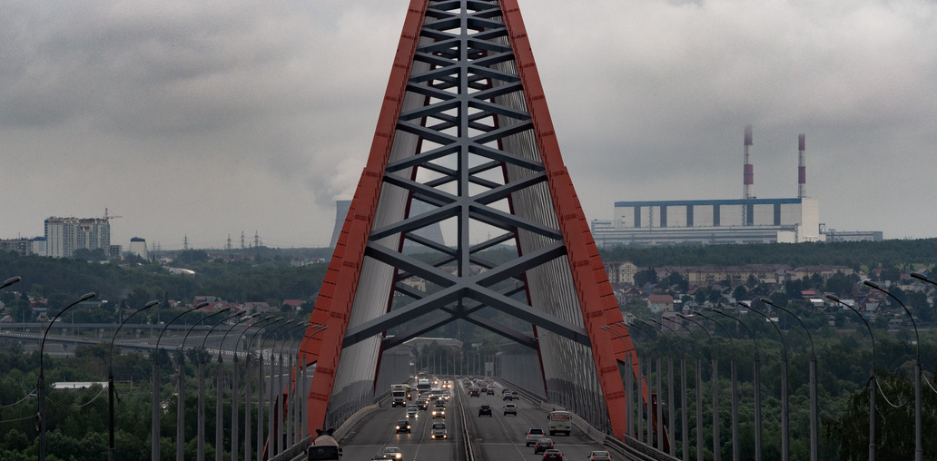 Бугринский мост. Новосибирск, июнь 2019.