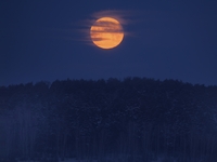 закат луны