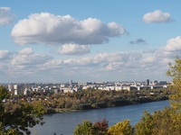 Вид на Заречную часть Нижнего Новгорода