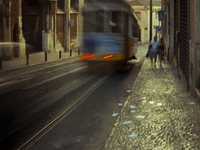 Runaway tram
