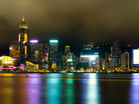 Ночьной Гонконг
