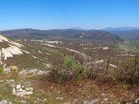 Панорамный вид с плато Кыз-Куле Бурун