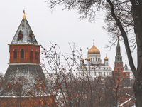 Кремлёвские башни, Храм Христа Спасителя, Москва