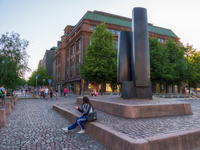 Памятник в Хельсинки