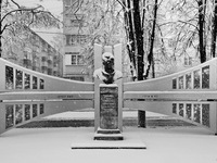 Памятник Ю.А.Гагарину в Липецке.
