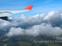 Тест Olympus OM-D E-M10 mark II видео из самолета