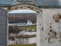 Гороховец. Вид на Знаменский монастырь из Троицко-Никольского