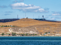 Село Глейки и посёлок Подмаячный (снизу вверх), Керчь, Крым