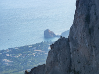 Вид на Симеиз с вершины Ай-Петри