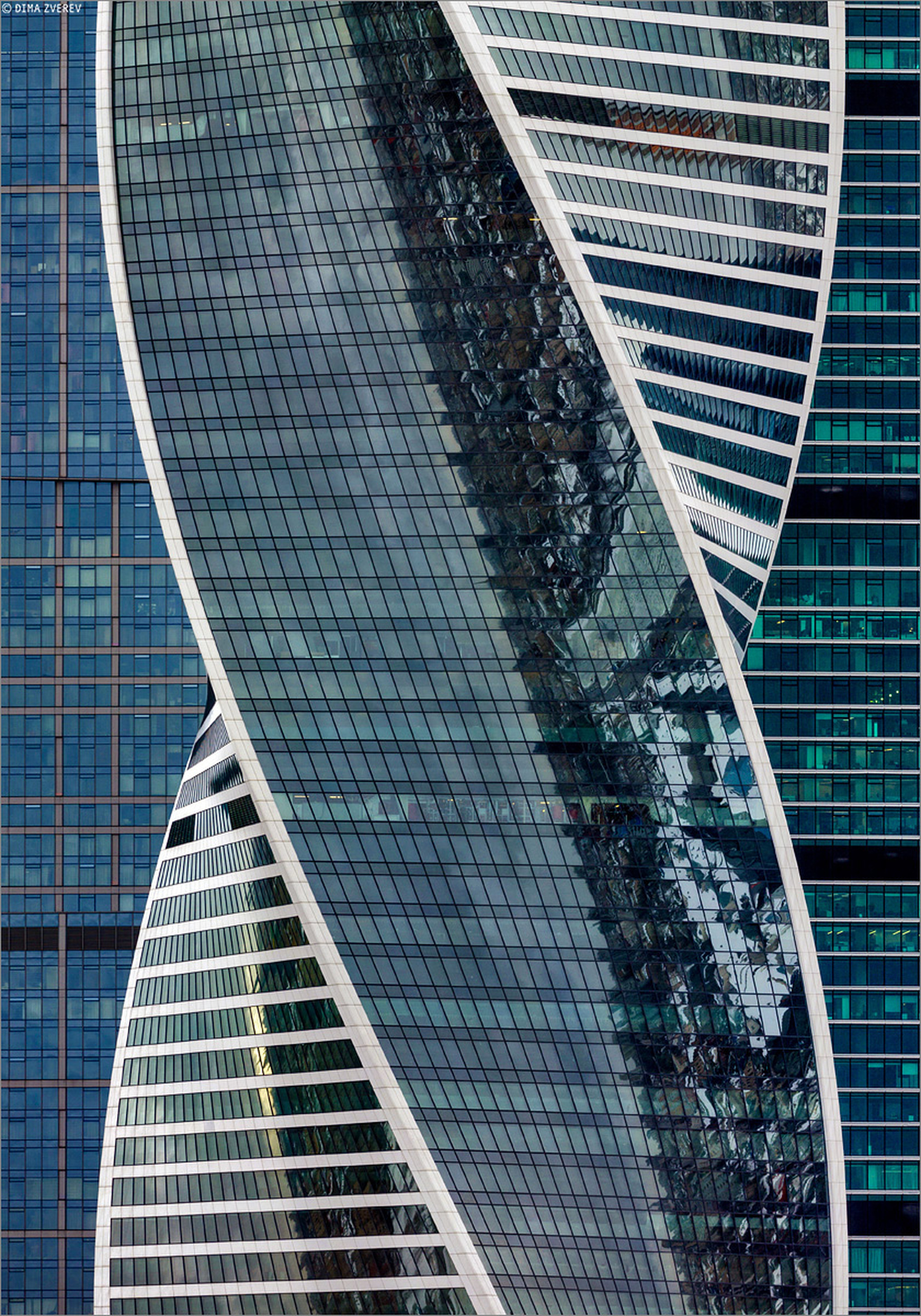 Башня спираль Москва Сити