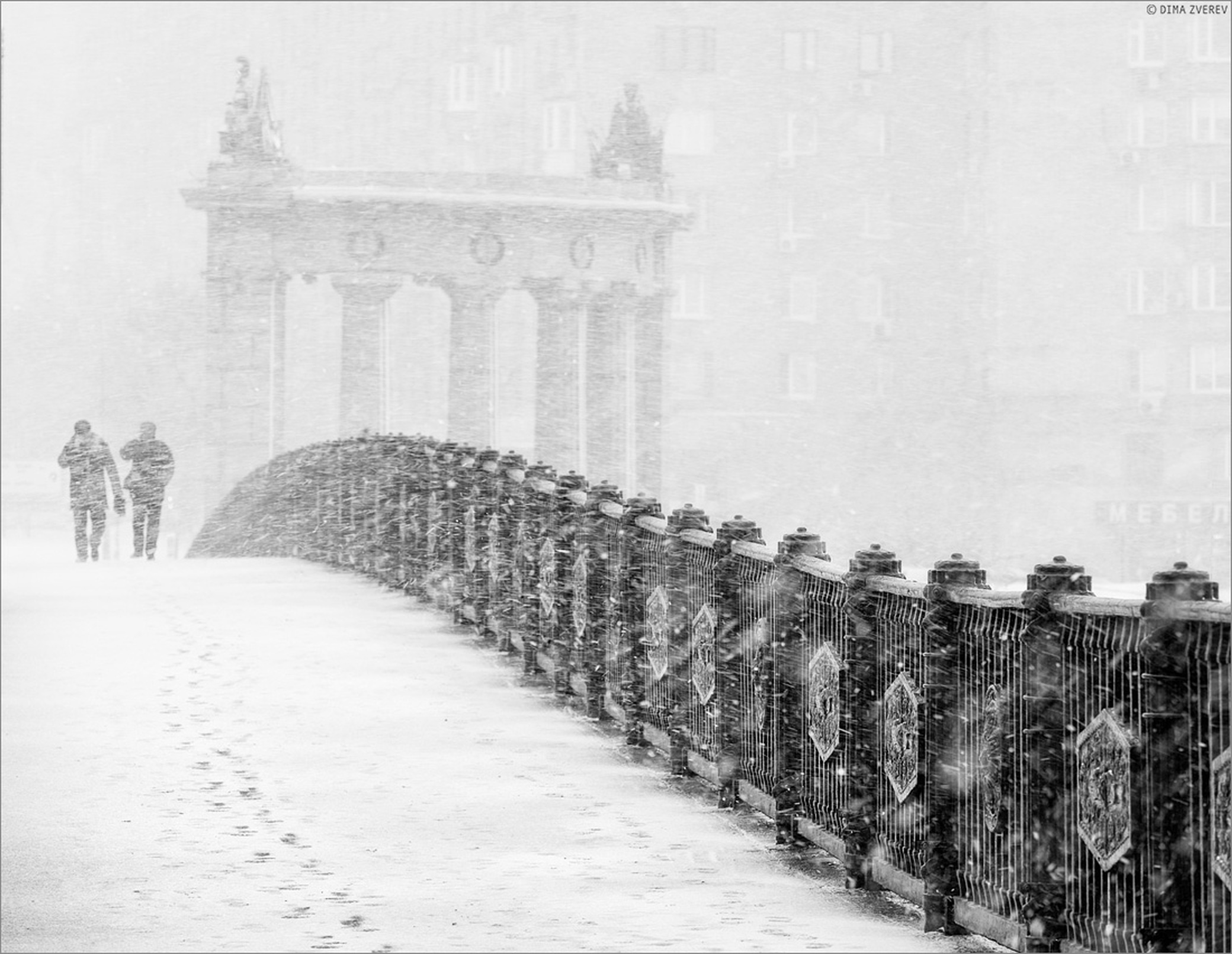 Эпический снегопад сегодня в Москве