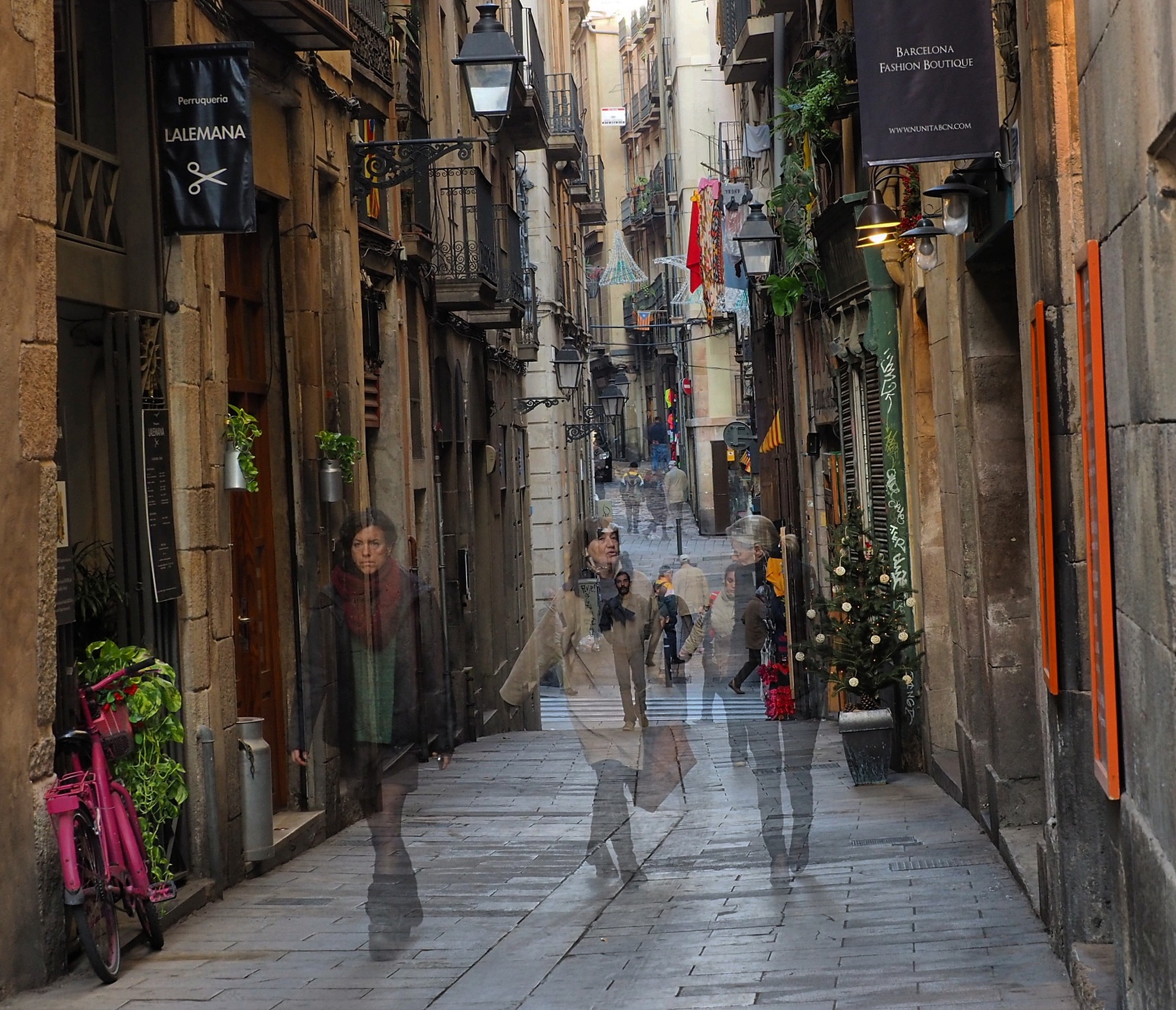 Старинные улочки Барселоны