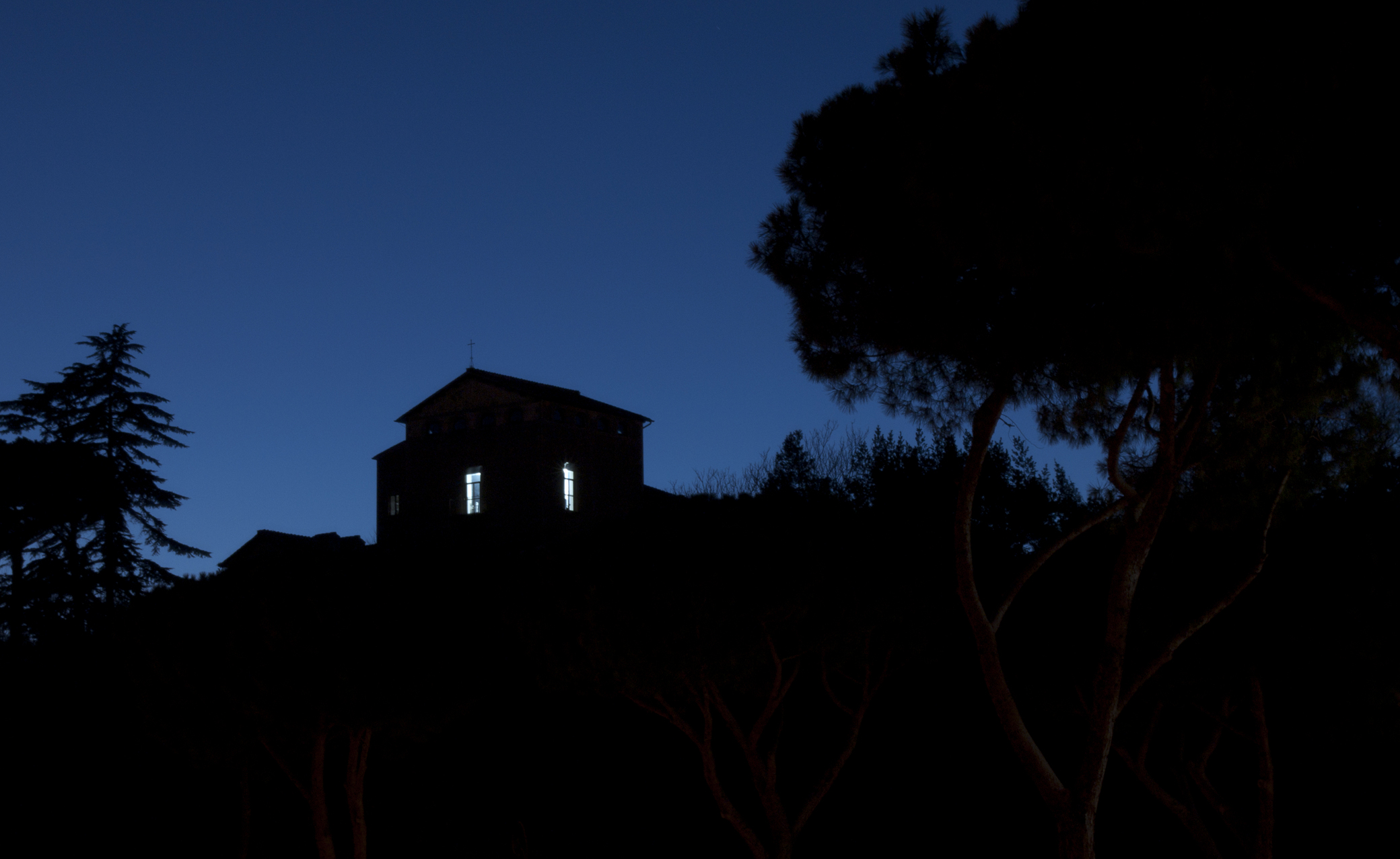 Blue twilights in Rome