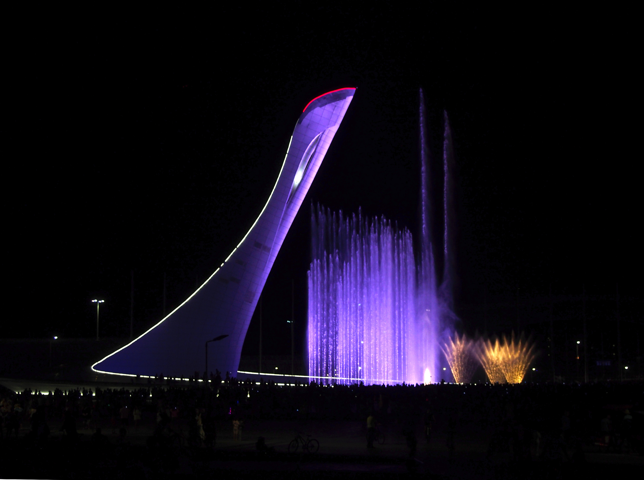 Фонтан в адлере олимпийский парк