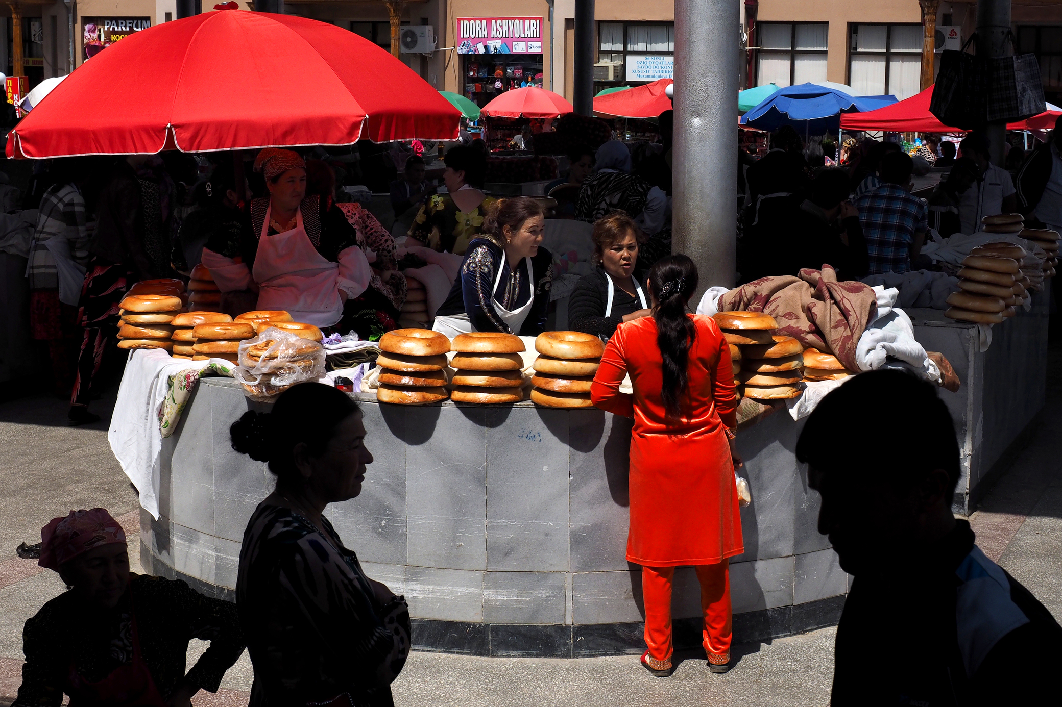 Рынок в Самарканде.