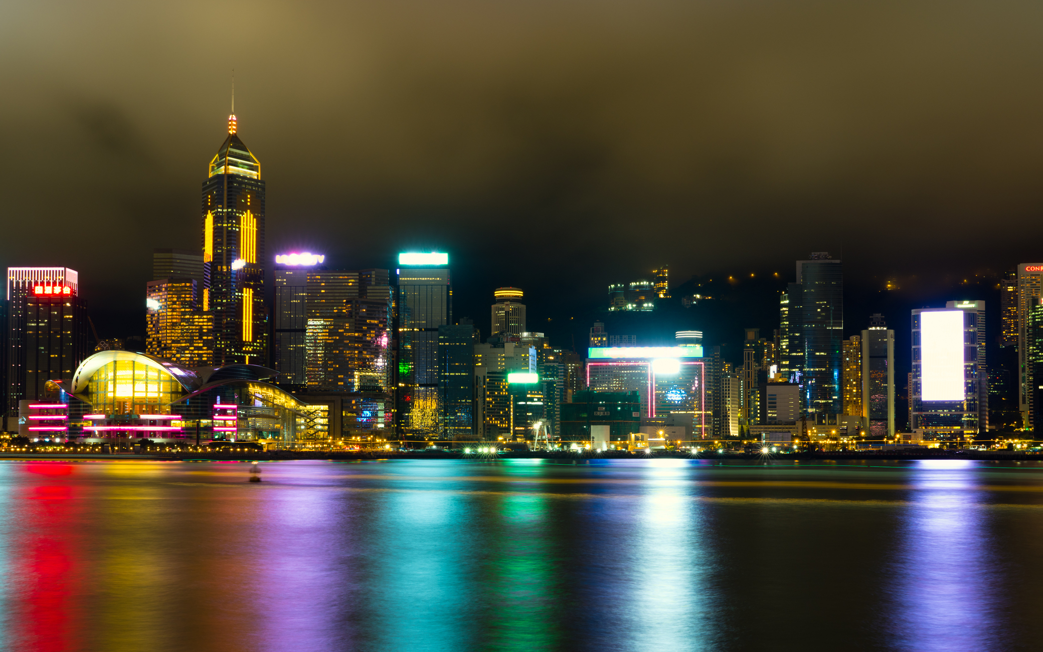 Ночьной Гонконг