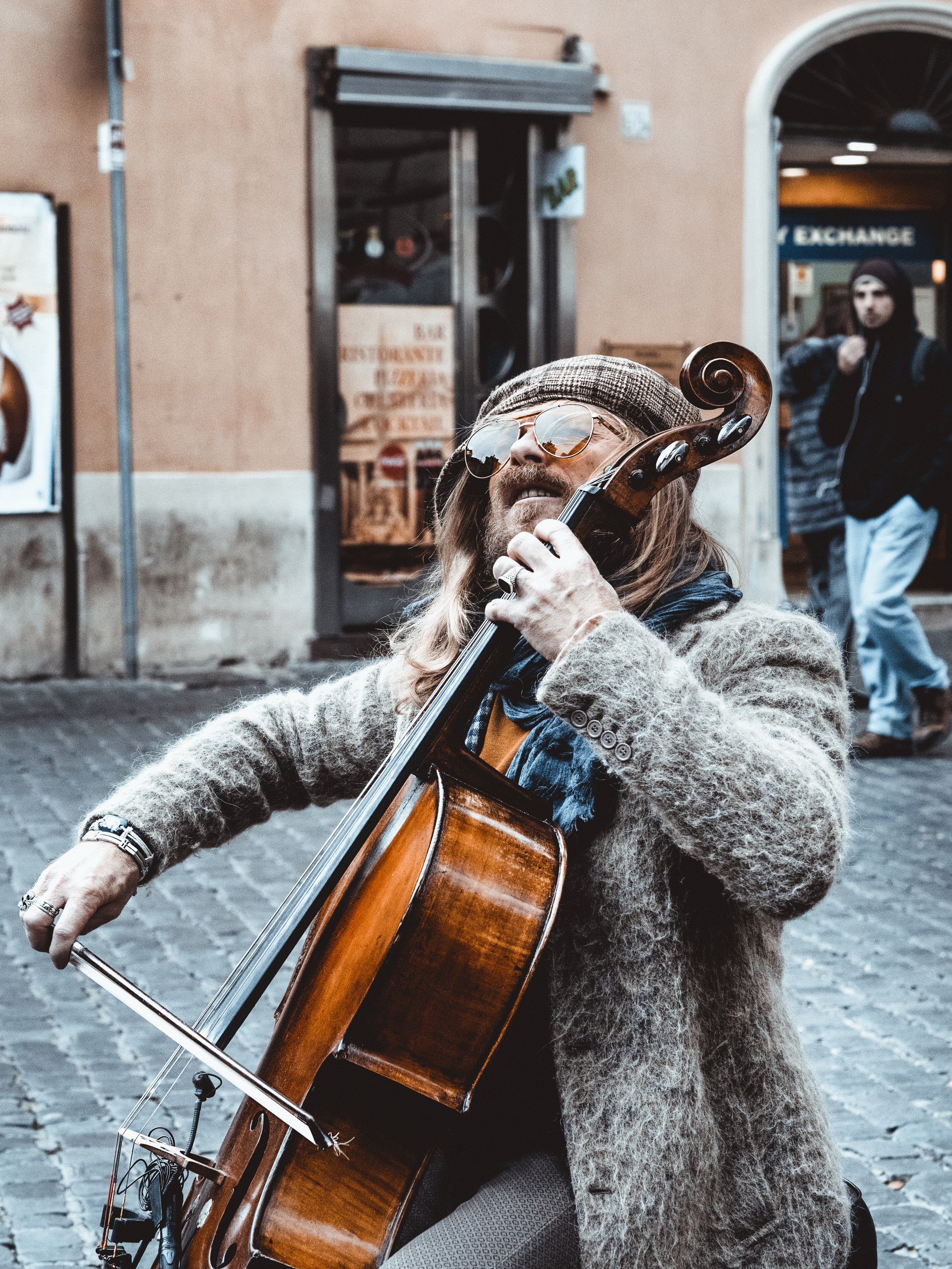 Уличный музыкант. Рим
