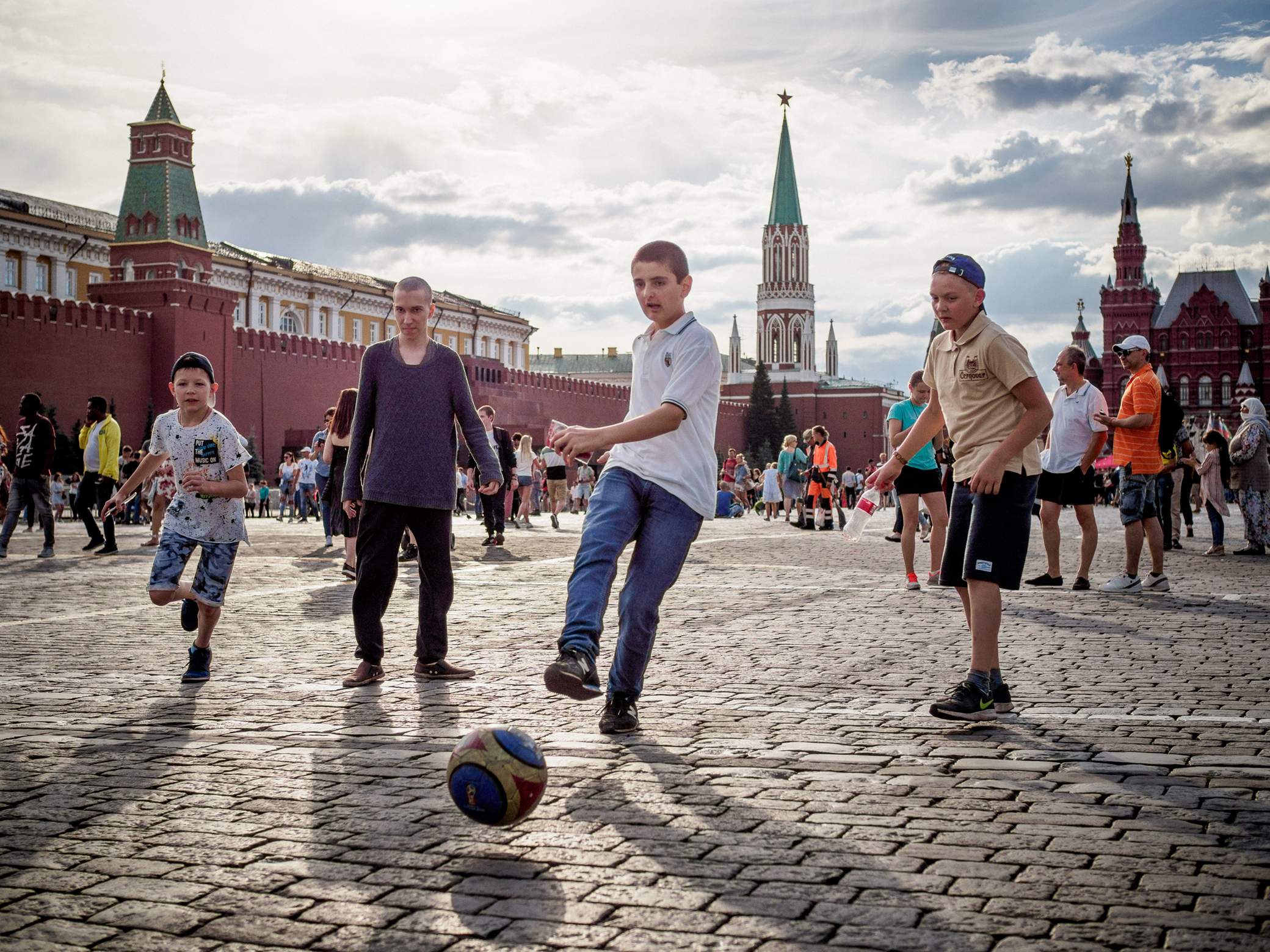 Футбол на Красной площади