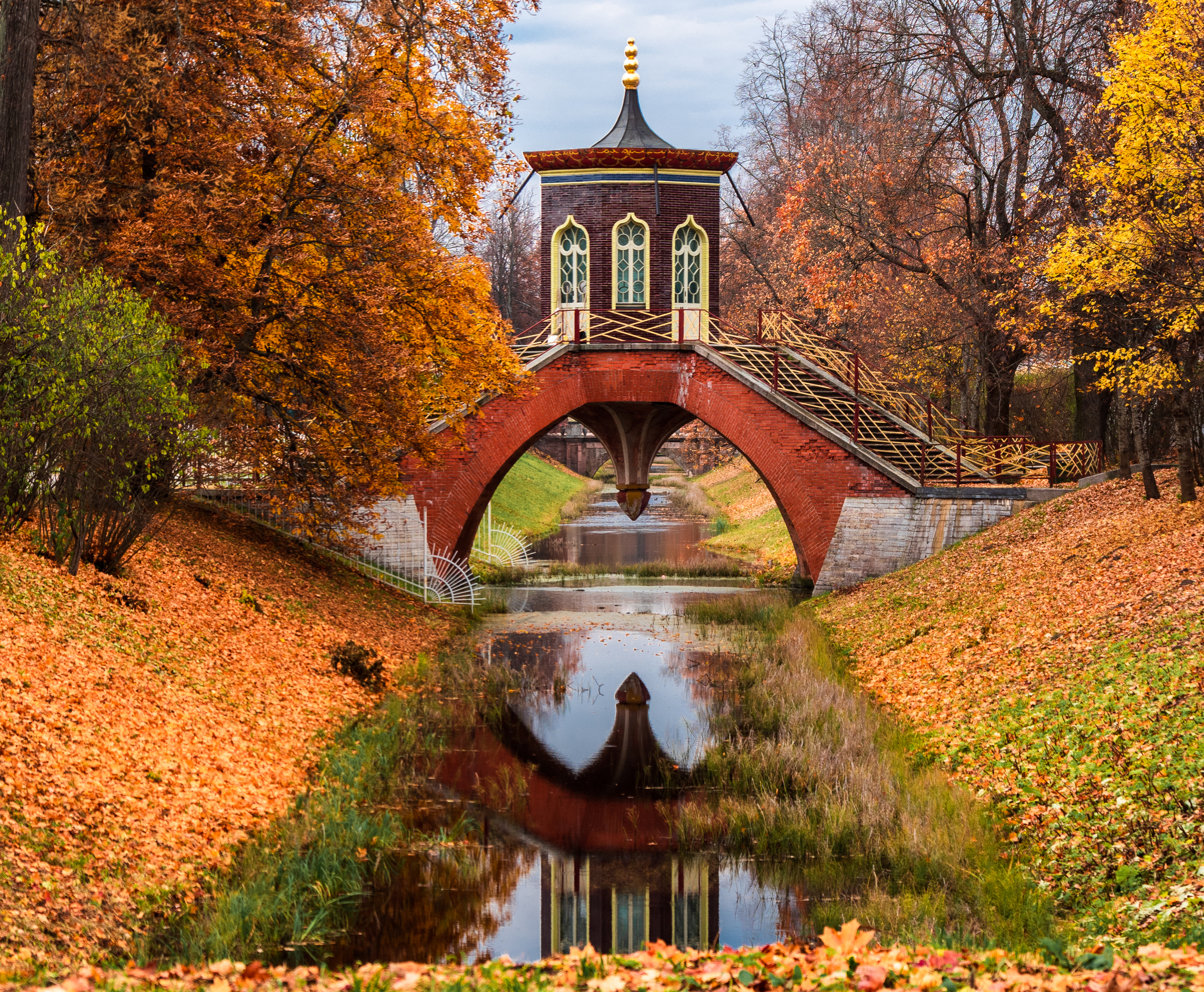 Золотая осень в Пушкине