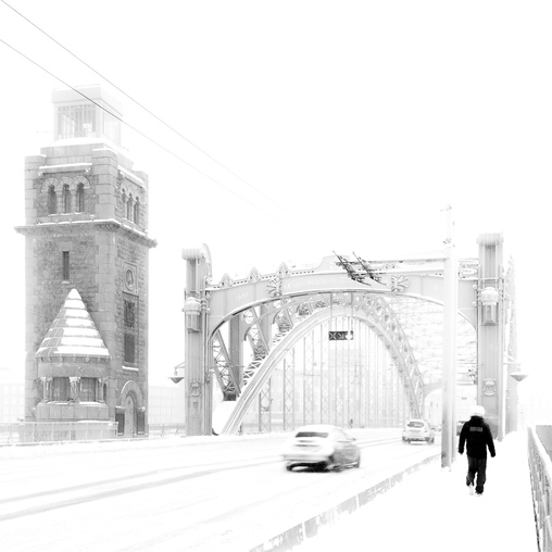 Зима на мосту
