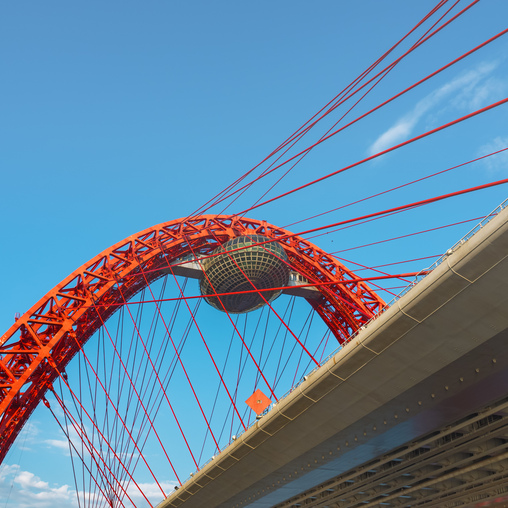 Фрагмент Живописного моста, Москва